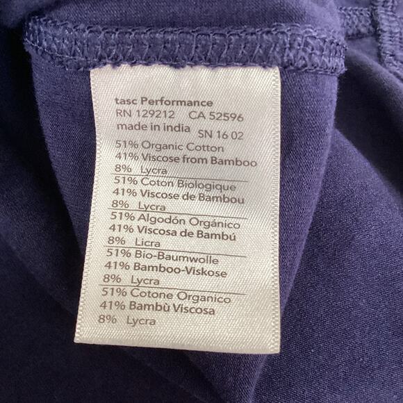 Tasc Performance MOSO Tech Shirt Size XL 1/4 Zip LS Bamboo Stripe UPF 50+ - Picture 7 of 13